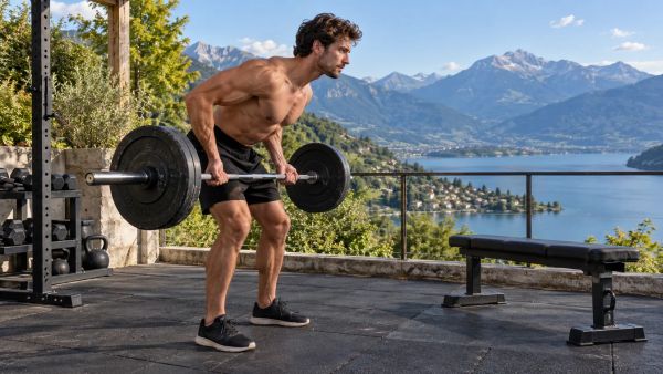Adoptez la prise supination pour le rowing barre et muscler votre dos
